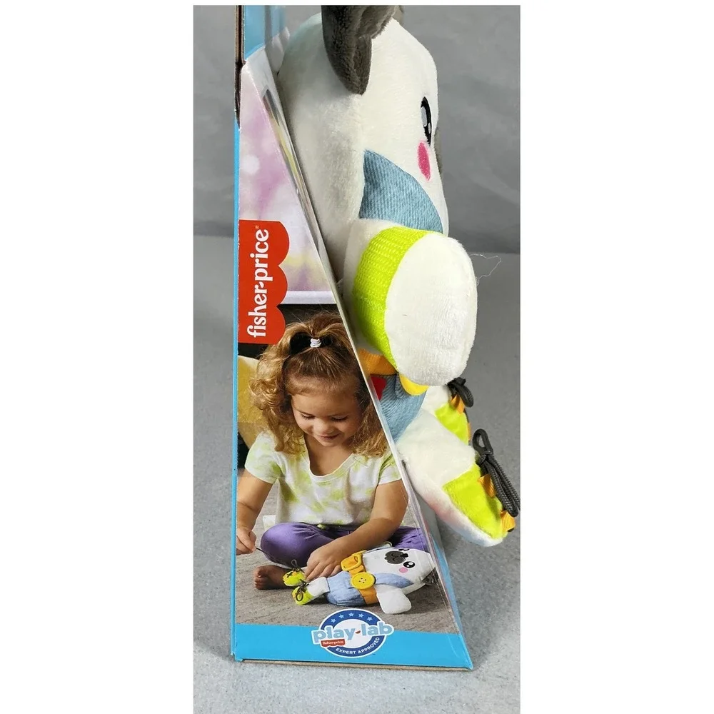 Fisher-Price FP Pets Learn-to-Dress Pup Plush Fine Motor Skills Toy 2+ NEW